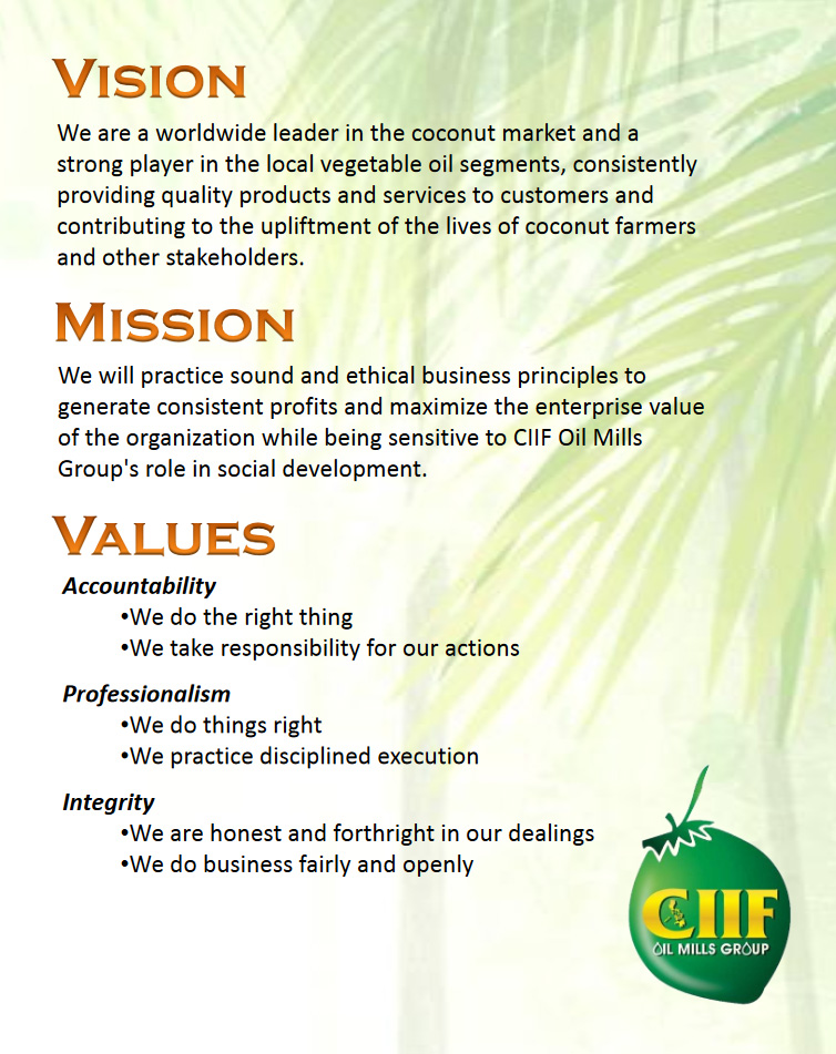 Vision & Mission CIIF